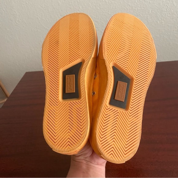 NWOT Converse Jack Purcell Burnished Two Tone Suede Orange Tie Dye 70s Low Tops - Picture 7 of 13